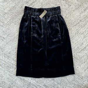 NWT JCrew Crushed Velvet Pencil Skirt